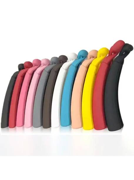 beautyitem Matte Banana Hair Clip for Women & Girls Banana Clip
