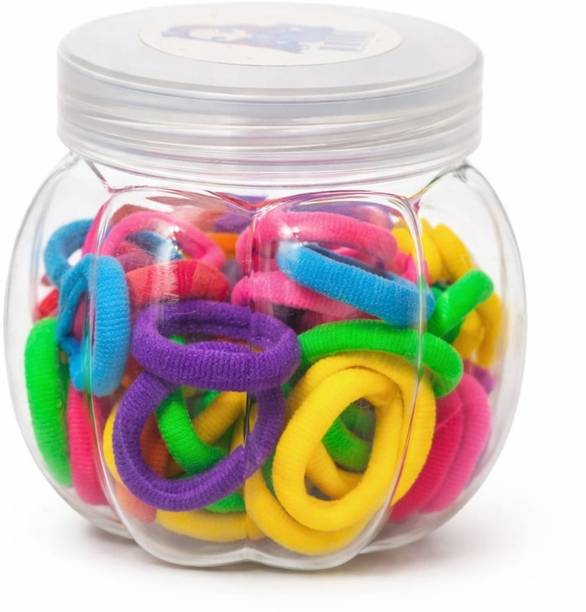 NANMOKU Small Soft 50 Rubber Bands Multicolour for Girls,Kids&woman-299 Rubber Band