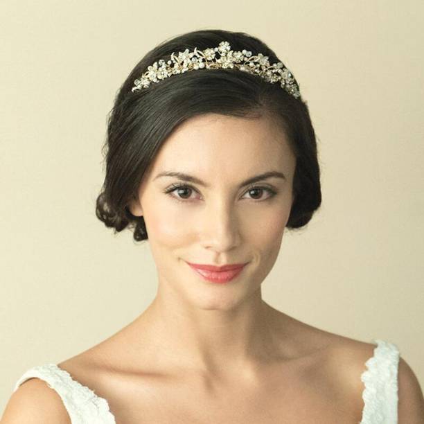 Wings Hair Clip Tiara Artificial Diamond Bridal Wedding Hair clip juda pin Hair Accessory Set