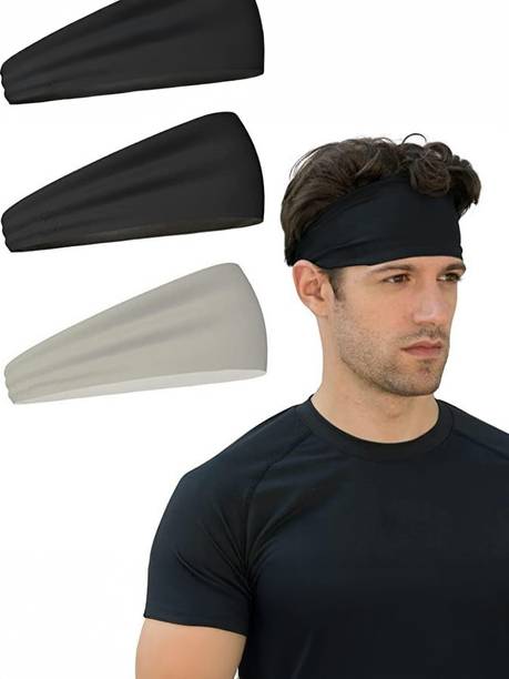 Alipzone Mens Headband - Running Sweat Head Bands for Sports - Athletic Sweatbands Head Band