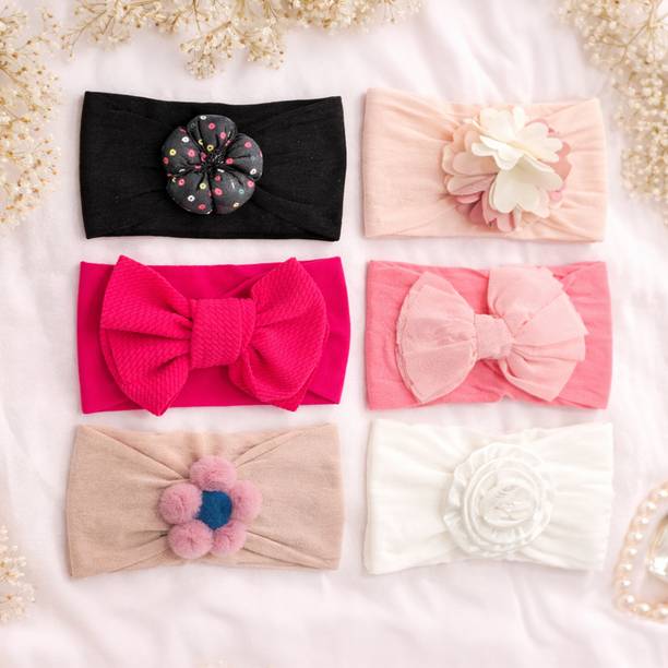 Myra Collection fancy elastic hair accessories set 6 pcs for girls Hair Band