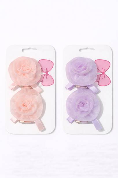 JALAJ LIFESTYLE PASTEL BABY PINK AND BLUE HAIR CLIPS Hair Clip