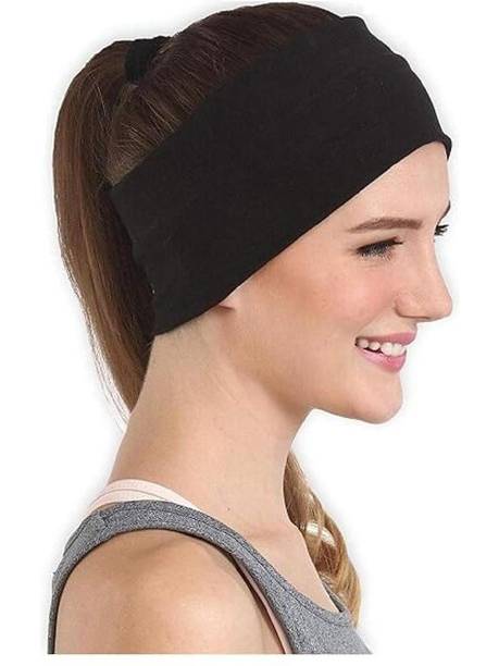 Tough Headwear Workout Headband for Men and Women Wide, Moisture Wicking and Non-Slip Exercise Head Band