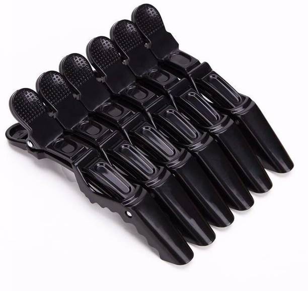 DELUXE Professional Hair Sectioning Crocodile Hairdressing Clips for Women (Pack of 6) Hair Clip