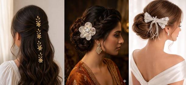 Ikhodal Beautiful Elegant Hair Accessories for Women Girls Hair Accessory Set