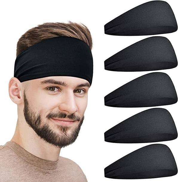 plutoprom Men & Women Solid for Sports, Cycling, Walking, Exercise, Biking Head Band