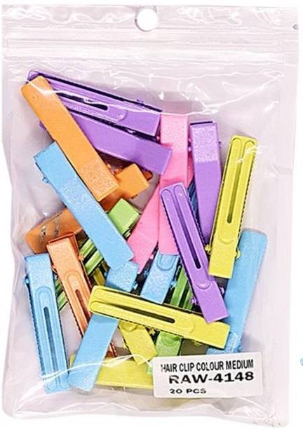 Kreative Kraft Hair Section Dividing Clip (20 Pcs) Size-5cm Hair Clip