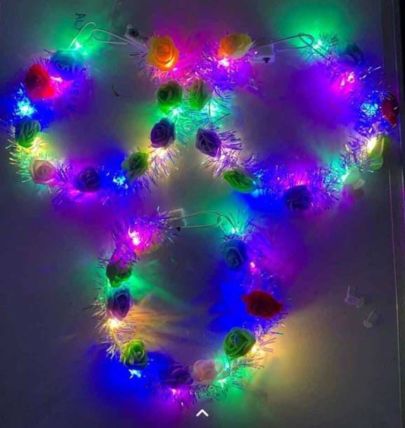 Adore Headband Party Glowing Artificial Flower Garland Crown Floral Hair Band Head Band
