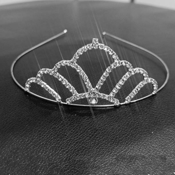 Orama RhineStone Silver Crown Hair Accessory Set
