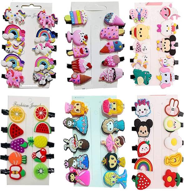 TBC 20pcs Unicorn Ice Cream Hair Clips Set Baby Hairpin For Kids,Girls,Toddler Hair Pin