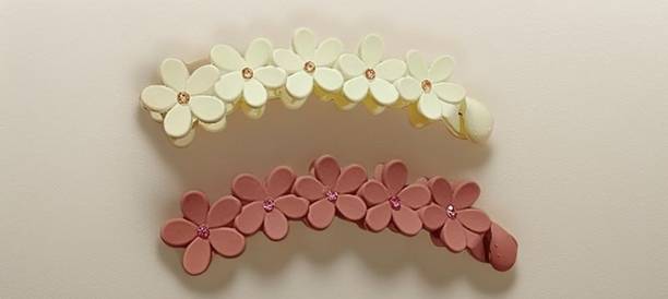 krika beautiful trendy matte finish banana haair clip for women random colours Banana Clip