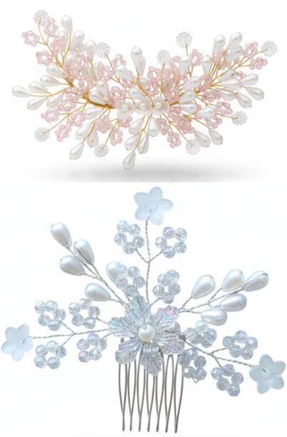 house of common Amazing Beautiful Crystals Hair Tiara with Flexible Wire Hair Accessories Head Band