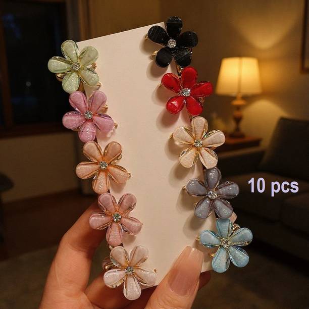 Freebies Super Glossy Crystal Hair clips for girls hair accessories for women Hair Clip