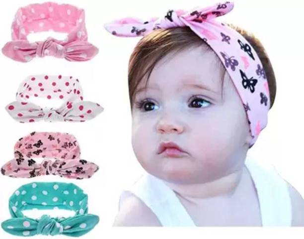 MOMISY Baby Headbands Turban Knotted, Girl's Hairbands for Newborn Toddler and Children Head Band