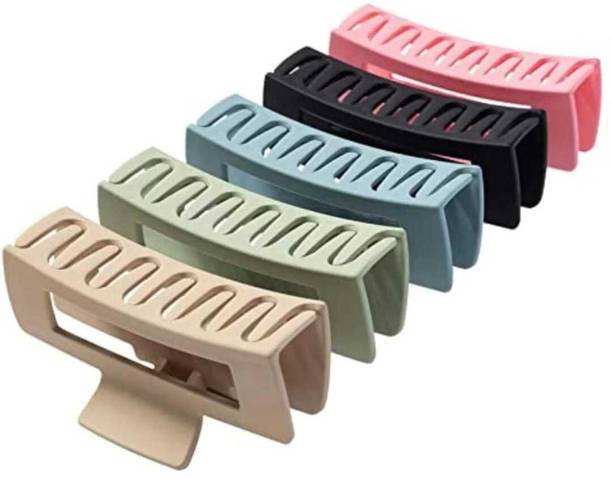 Vivalace 4 Pcs Hair Clutcher With Multi Color Hair Claw Clips for Women 4 Random Colors Hair Clip
