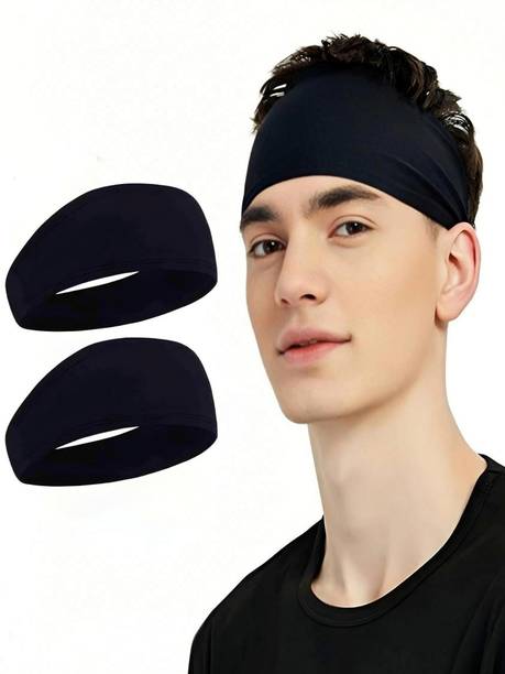 DALUCI Sweat Headband -For Running, Sports, & Workouts - Stretch & Moisture-Wicking Head Band