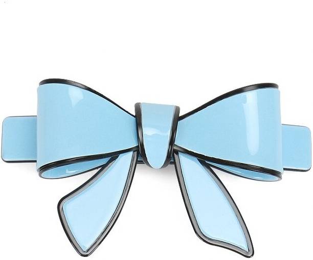 TWINZEN Small Size Acrylic Bow Hair Clips - Barrette Hair Pins for Thick Hair for Women Hair Claw
