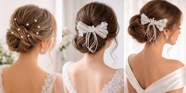 Ikhodal Beautiful Elegant Hair Accessories for Women Girls Hair Accessory Set