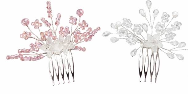 zainab Party Wear Fancy Tiara Combo for Women and Girls Hair Accessory Set Hair Accessory Set