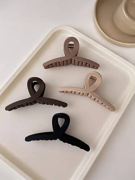 AALIYA INTERNATIONAL 4pcs Large Hair Clips for Women, Multi-Color & Style Claw Clip for Thick Hair Hair Clip