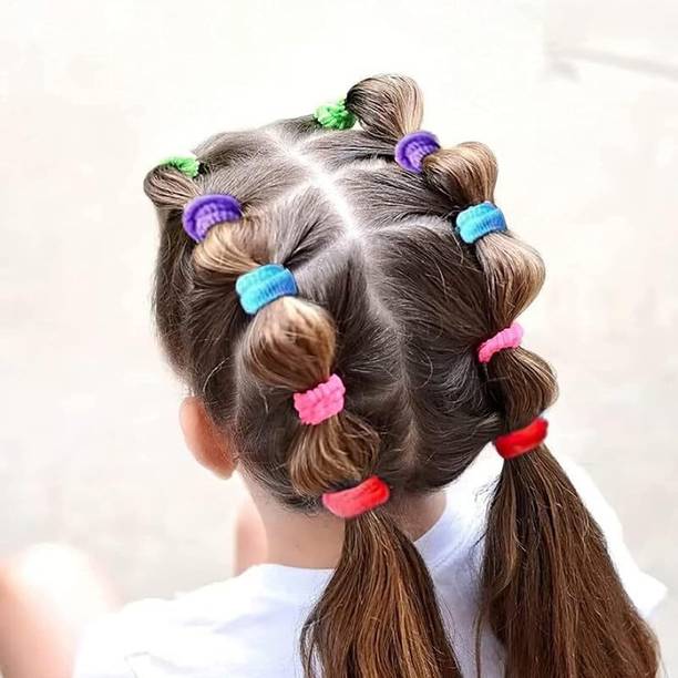 CHOTALIYA 182Pcs Hair Accessories Combo 14 Pcs Cartoon Hair Pins 100 Pcs Rubber Band Hair Clip
