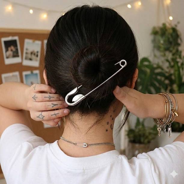 ishikari Oversized Safety Pin Korean Style Hair Accessory Hair Pin