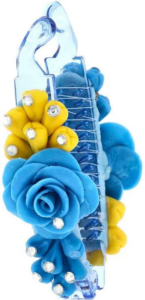 YOU & YOURS HAIR BANANA CLIP – HANDMADE FLOWER ACCESSORY Banana Clip