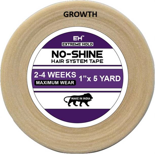 Growth No-Shine Hair System Tape 1"x5 yard White liner Silicon tape for wigs hair patch Hair Accessory Set