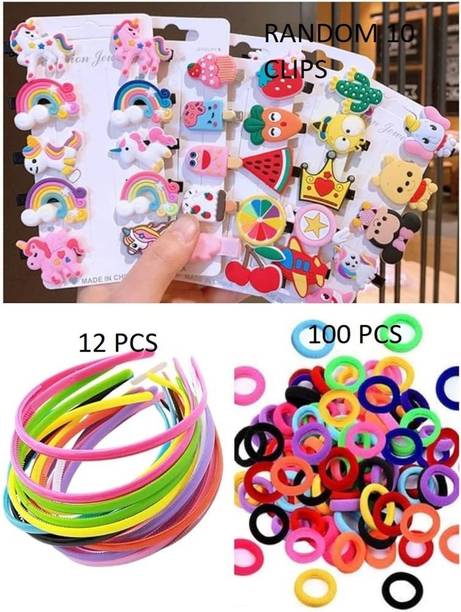 Ruhi Baby Girl Hair Accessories Combo 122 Pcs Baby Girl Hair Clip Set Hair Clip