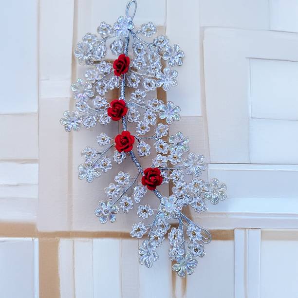 bblissbeauty Fancy Hair Tiara Long Size, Small Rose Flowers Luxury & Fancy Hair Accessories Hair Band