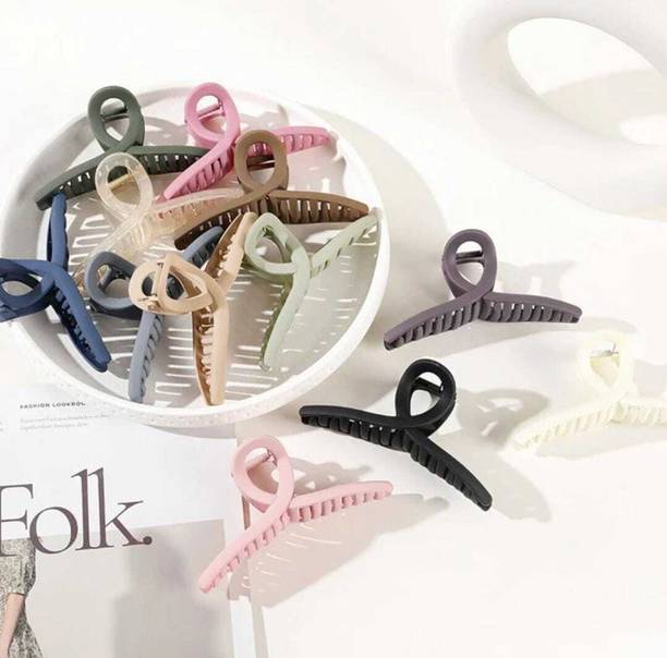 Misa Matte butterfly pack of 6 pcs for girls very cute Strong clutcher Hair Claw Hair Clip