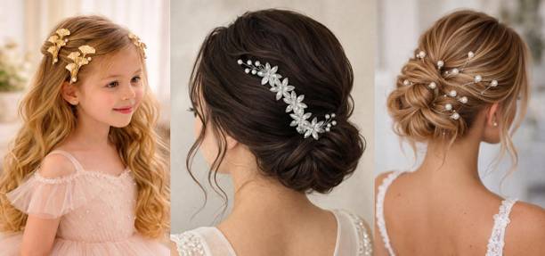 Ikhodal Beautiful Elegant Hair Accessories for Women Girls Hair Accessory Set