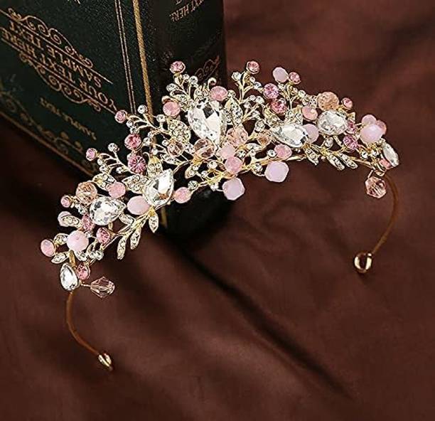 BABYMOON Diamond Alloy Crystal Girl’s Women’s Crown Tiara Hairband Hair Accessories Head Band