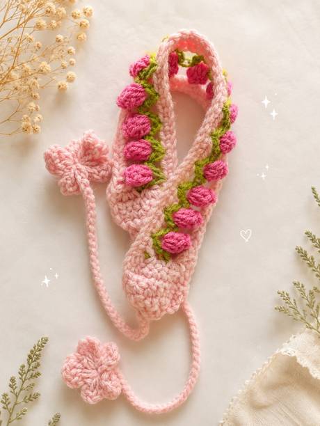Coyanco Hand made crochet tulip hair band Hair Band