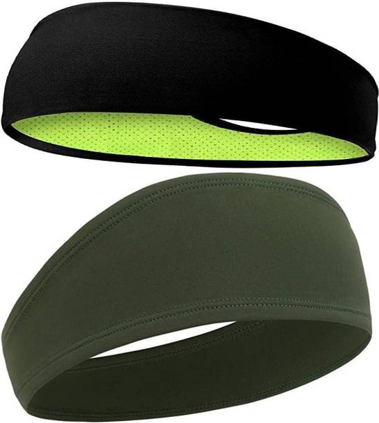 Bismaadh Men & Women Solid for Sports, Cycling, Walking, Exercise, Biking etc Head Band