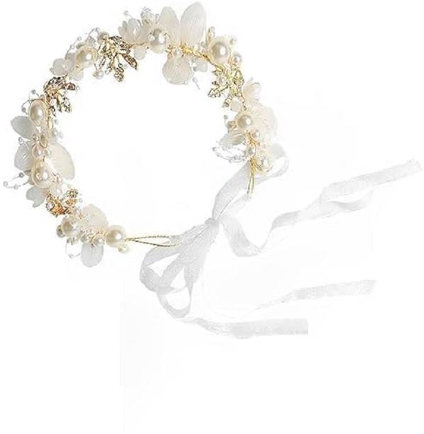 TECHNOWAY Flower Girl Headpiece for First Communion Headpiece Princess Tiara Crown with Hair Pin