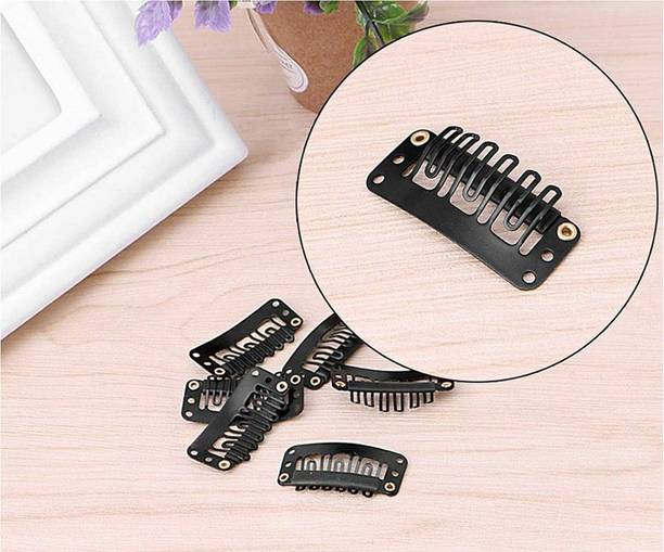 Newlo Reliable Hair Extension Clips for All-Day Wear (12 Clips) Hair Accessory Set