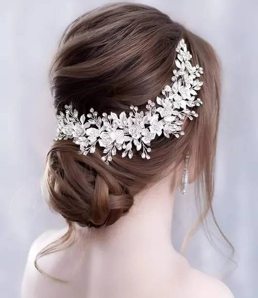 saurabhcsk TIARA with Flexible Wire Hair Accessories Hair Accessory Set