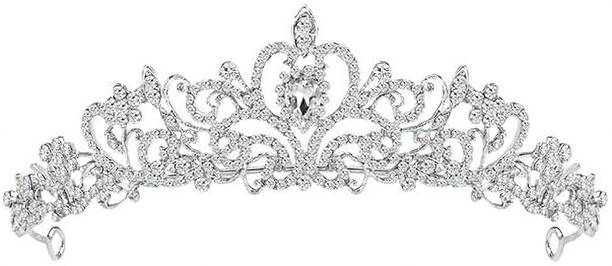 KGBTREADS silver crown Hair Accessory Set
