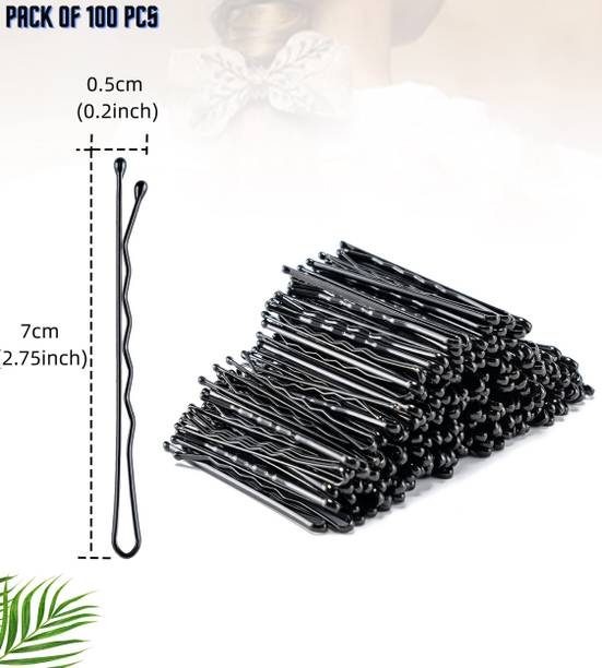 asfly Juda Pin Black Hair Pin Bun juda Bobby Hair pin Hair Accessory Set Hair Pin