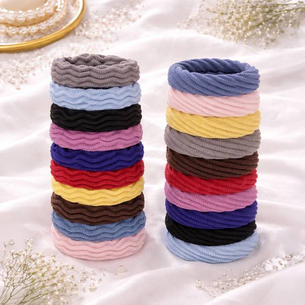 Myra Collection Hair For Women/Girls - Multi-Colored Hair Accessories Set, Pack of 20 pcs Rubber Band
