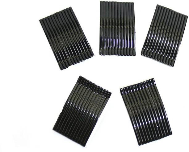 Tintoo 72Pcs Medium size Black bobby hair pins -Pack of 72 Hair Pin