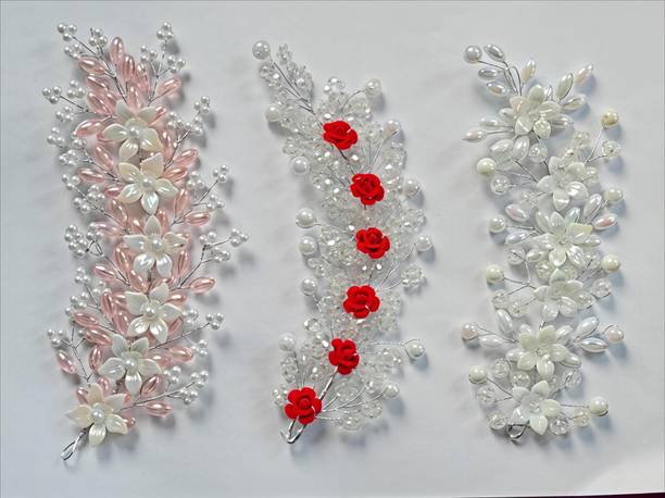 Modernmist Floral Rose Hair Tiaras Hair Accessory Set