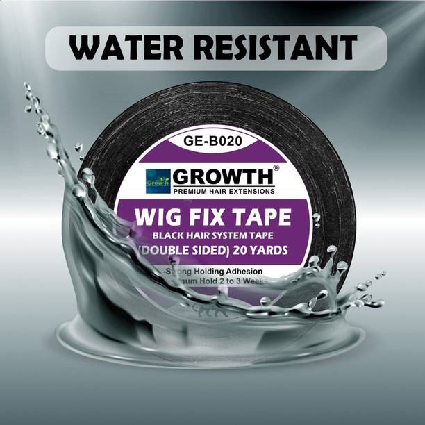 Growth Extension Adhesive Double Sided Tape Lace Glue-Tape Wig-Waterproof 20yard Black Hair Accessory Set