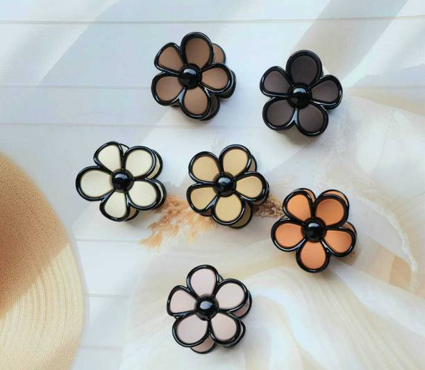 Rhosyn Hair Accessories New Flower Petal Floral Design Hair Styling Claw Clutcher Clips (Any 4 colors) Hair Clip