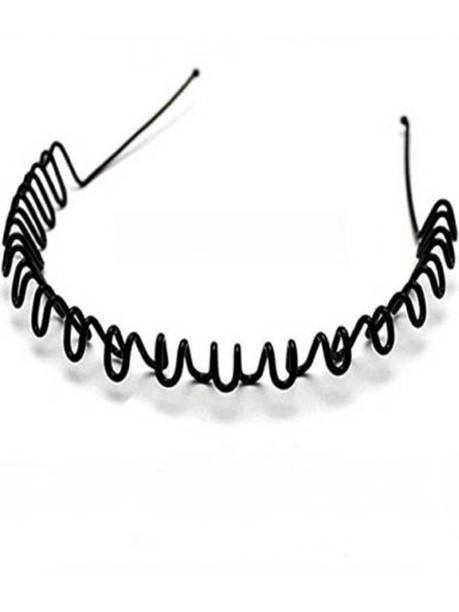 RJV Global Metal Zig Zag Unisex Accessories For Men And Women, Hair Band