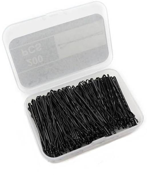 move on creation Black Bobby Hair Pins for Women & Girls Strong Grip Hair Styling Pins Pack Back Pin