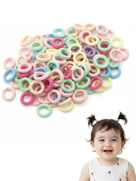 BiggSmile 200 PCS Colorful Mini Hair Rubber Bands for Baby Girls & Kids | Rubber Band