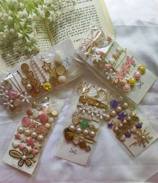 StitchedHub Korean Hair Pins (Set of - 7) Hair Pin