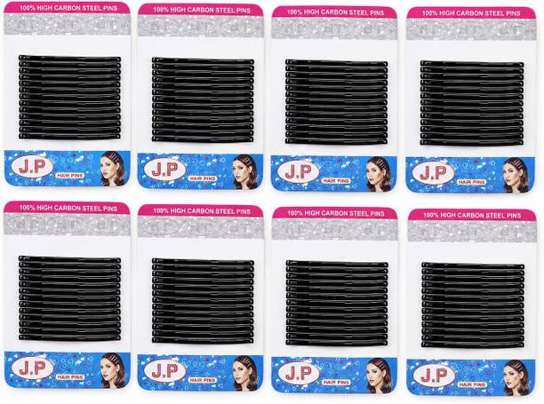 Sasta Bazaar Hub Official Pack Of 12 Metal Hair Pins , Black Bobby Pins for women & Girls Hair Pin